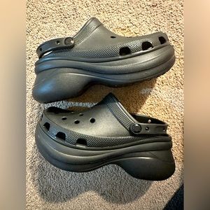 Croc Bae Clog platforms.